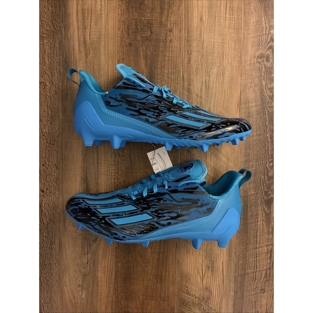 Adidas Adizero 12.0 Poison Football Cleats Black Blue Men Size 12.5 IG7209 New